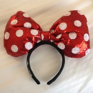 Disney Parks Minnie Mouse Bow Headband